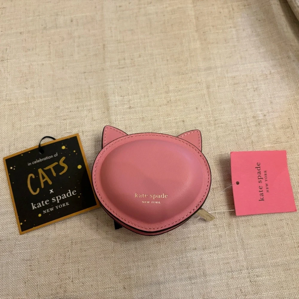 Kate spade Cats pink coin wallet